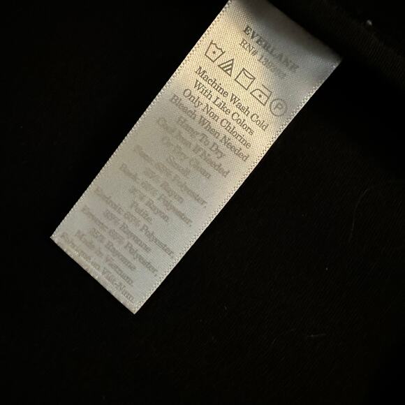 Everlane Womens S The Street Fleece Cropped Bomber Jacket Scuba Zip Up Pockets - Picture 3 of 11